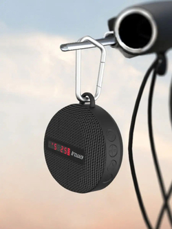 Беспроводная Bluetooth колонка для руля велосипеда, электросамоката, мопеда (с дисплеем)