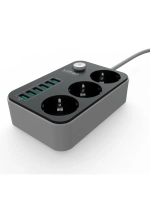 Удлинитель сетевой фильтр с  6 USB