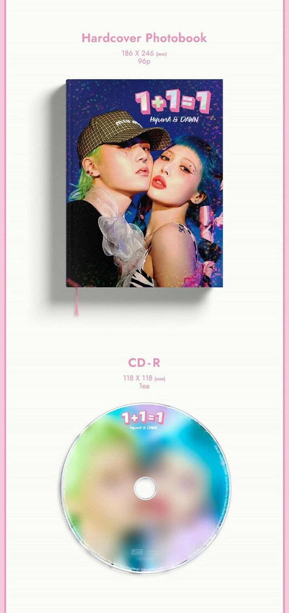 Альбом HYUNA & DAWN - 1+1=1