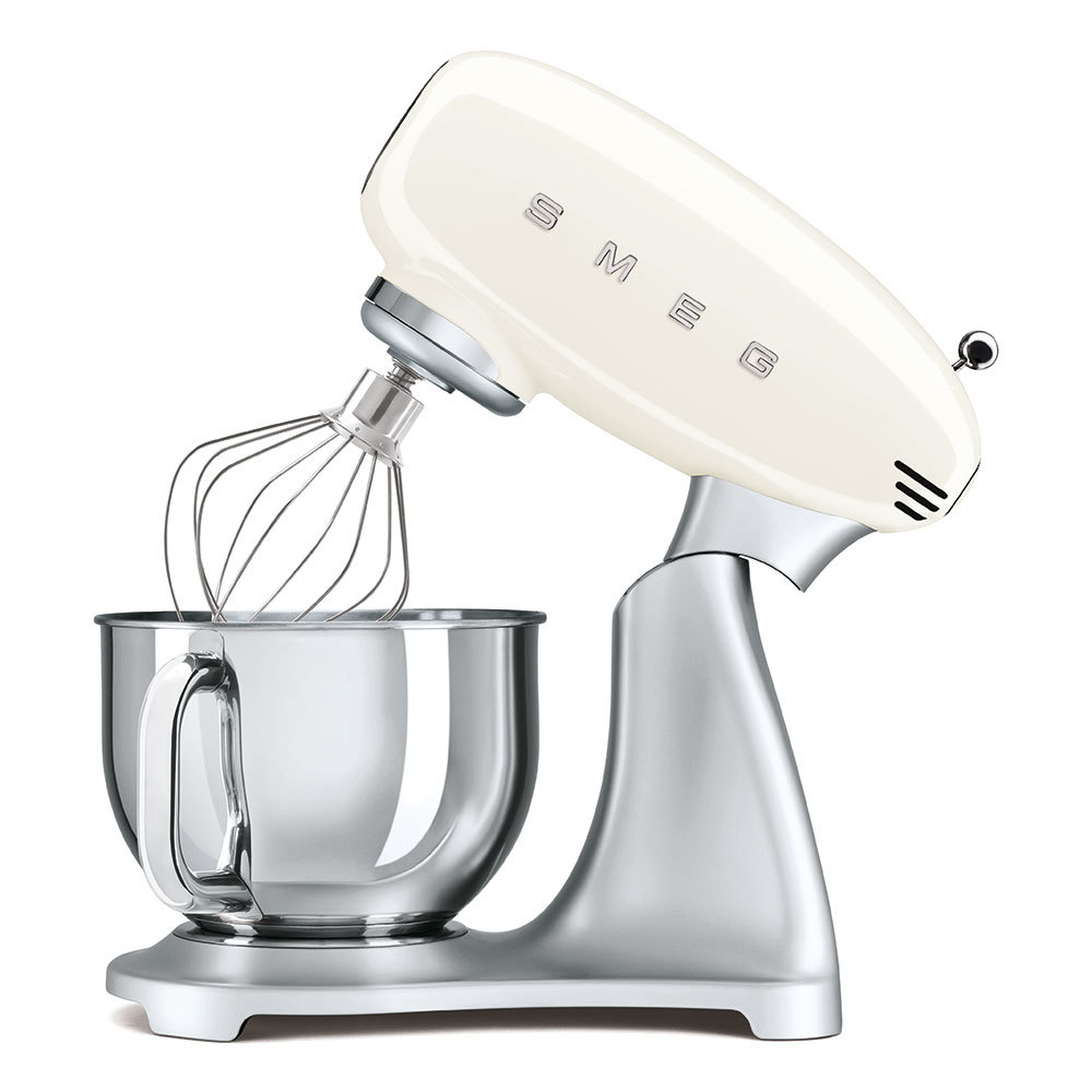 Миксер планетарный 4.8л. Smeg Стиль 50-х годов кремовый SMF02CREU