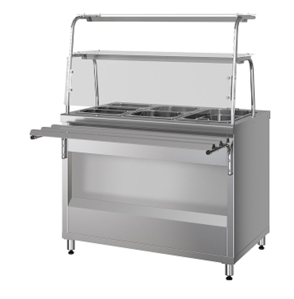 Прилавок-мармит вторых блюд Марихолодмаш ПМВЭ15