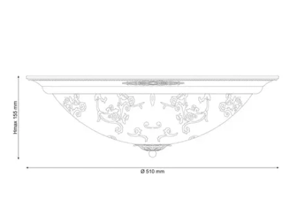 Люстра Lucia Tucci LUGO 142.6 R50 brown