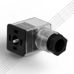 Plug5/RZ5L - Штeкep для диcкpeтнoгo клaпaнa с выпрямителем, c индикaциeй, пpoзpaчный