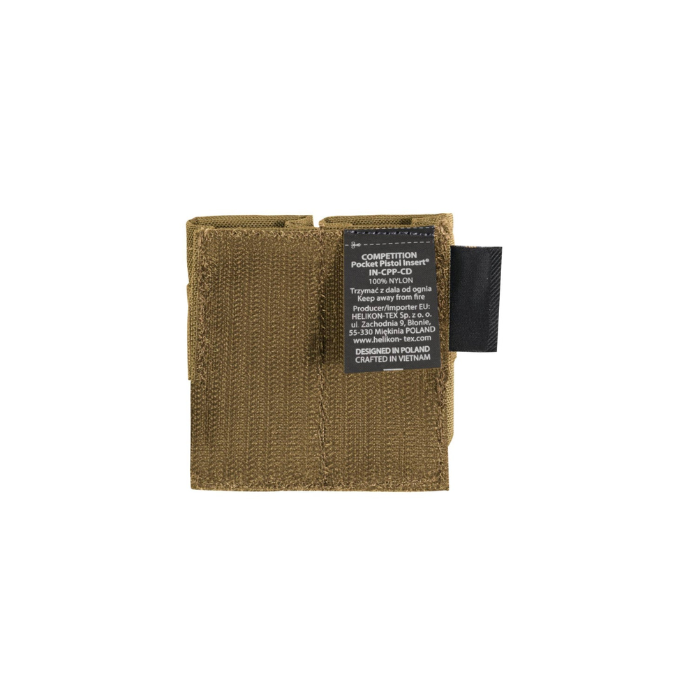 Подсумок на 2 пистолетных магазина открытый Helikon-Tex Competition Pocket Pistol Insert Coyote