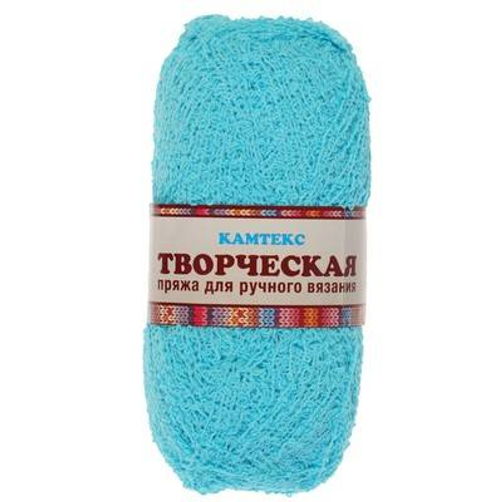 Пряжа Творческая хлопок 100% 100гр 270м бирюза 024 168.02 6526