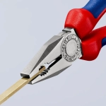 Плоскогубцы комбинированные хромированные 180 мм Knipex 03 05 180