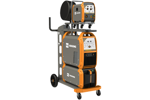 Сварочный полуавтомат HUGONG SUPERMATRIX 350 III - [380В / 10-350А / MIG/MAG] с БО и тележкой