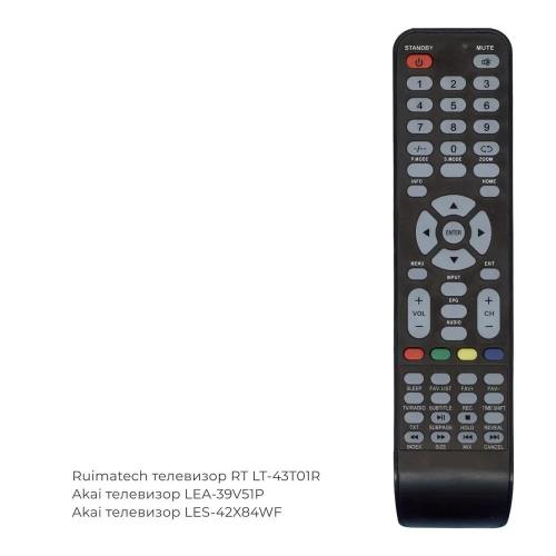 Пульт для телевизора Akai, RUIMATECH RT LT-43T01R Smart