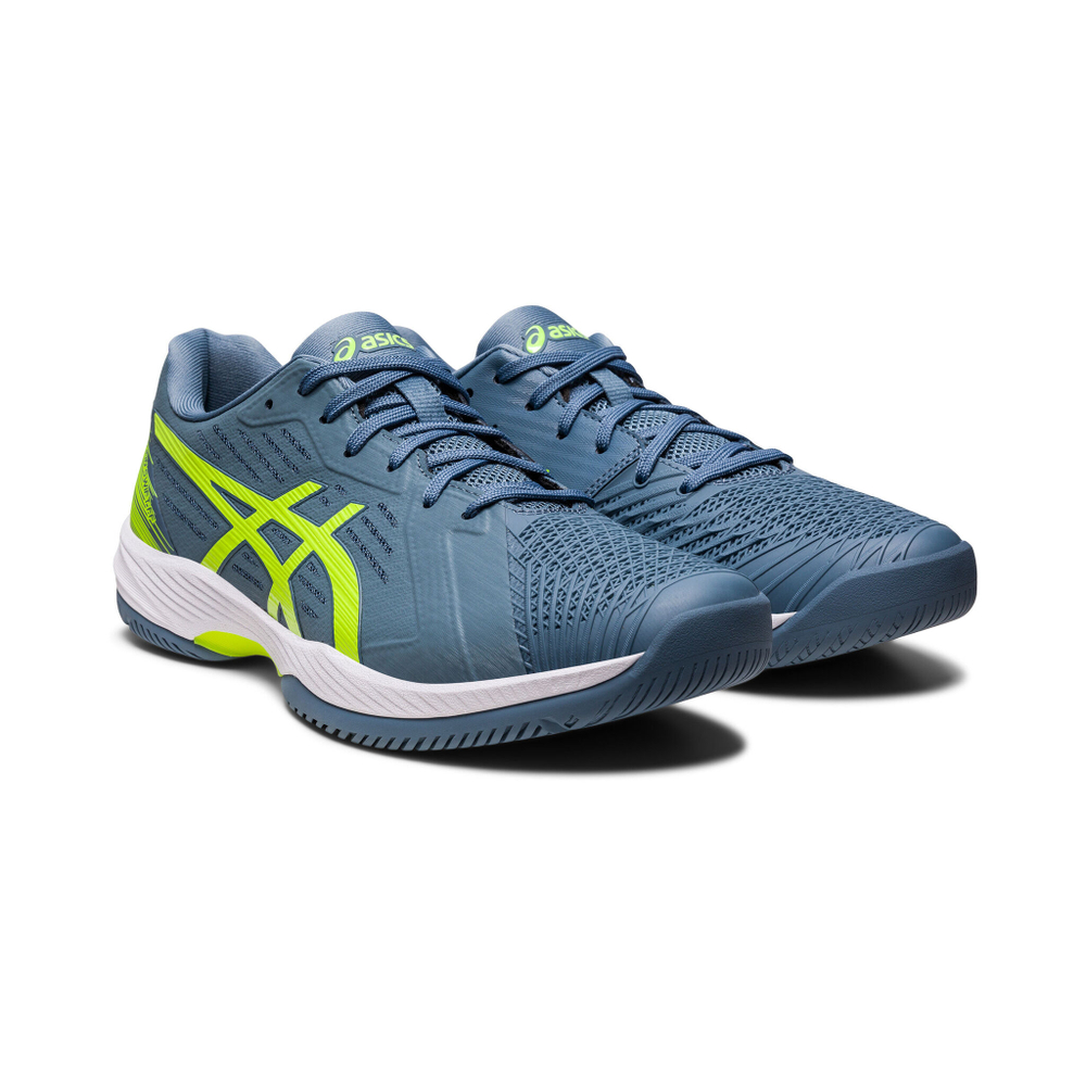 Мужские теннисные кроссовки ASICS Solution Swift FF AC All Court Shoe Men - Blue, Neon Green