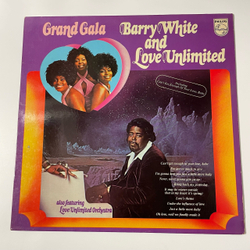 Винтажная виниловая пластинка LP Barry White And Love Unlimited, Also Featuring Love Unlimited Orchestra, Grand Gala (Германия 1974) Never, Never Gonna Give Ya Up