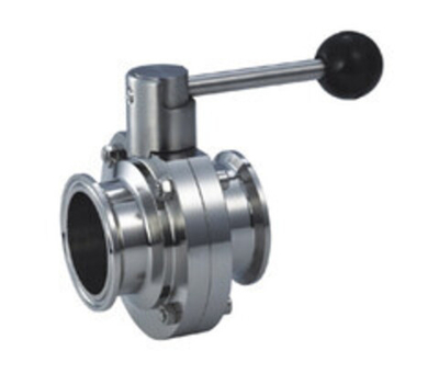 Затвор дисковый Clamp DIN нержавеющий, AISI304 DN80 (3"), (CF8), PN8