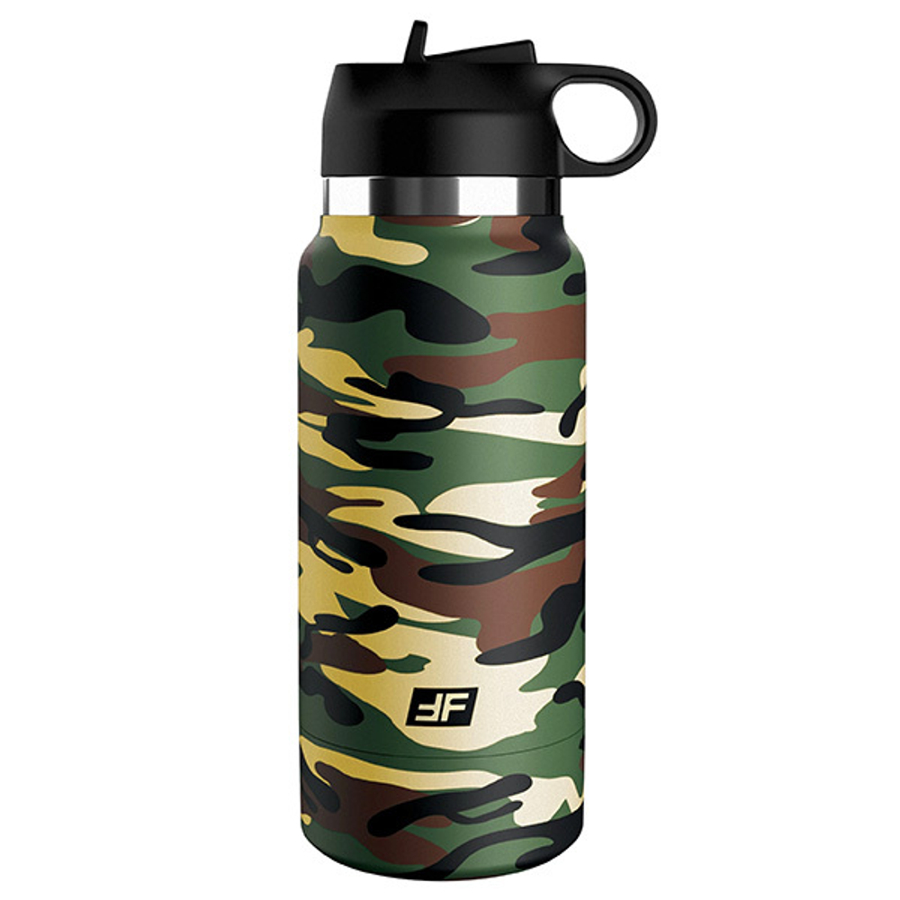 Мастурбатор 23,8см в фляге Хаки PipeDream PDX Plus Fap Flask Happy Camper Secret Stroker RD63020