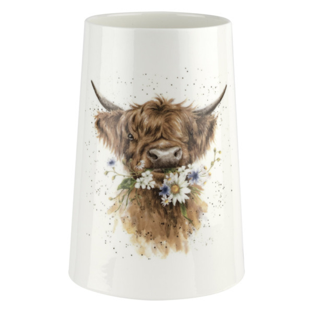 Ваза 20см Royal Worcester Забавная фауна Коровка