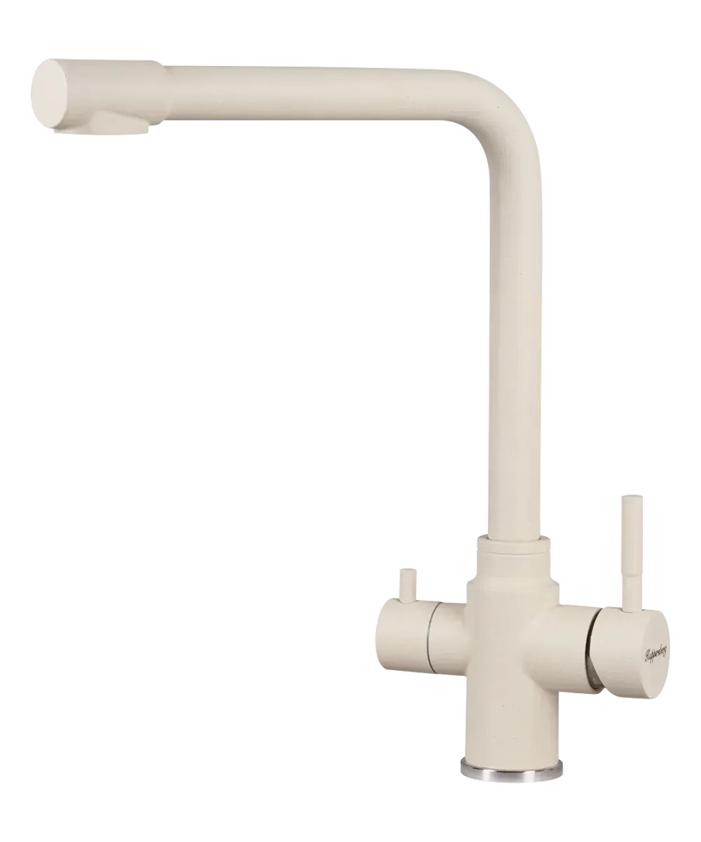Кухонный смеситель Kuppersberg Geo KG2385CR ECRU фото 