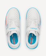 Бутсы многошиповые Evofly TF Talant White/blue, детский