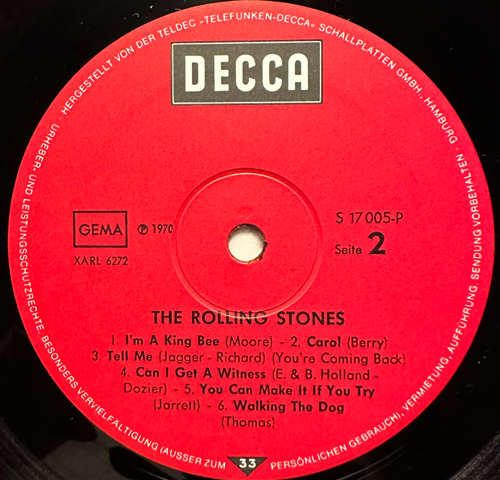 The Rolling Stones - The Rolling Stones (Германия 1973г.)
