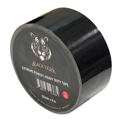 Клейкая лента @TIGER BLACK Extreme Power - Гаффа тейп 50мм/23м - Черный
