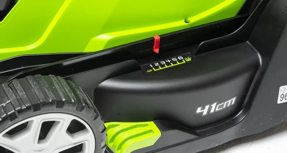 Газонокосилка аккумуляторная Greenworks Арт. 2512607UD, 2*24V, 41 см, с 2хАКБ 4Ач и двойным ЗУ