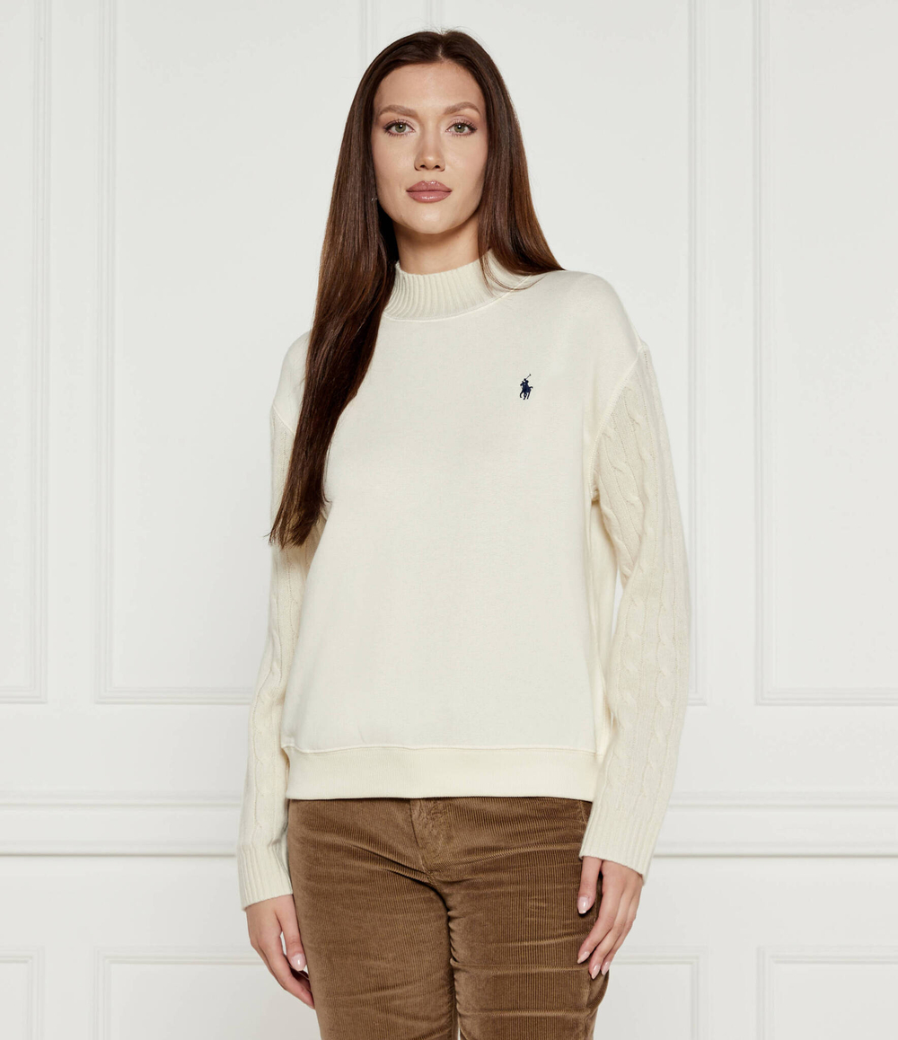 Шерстяная полуводолазка ISLAND POLO RALPH LAUREN - экрю(211947967)