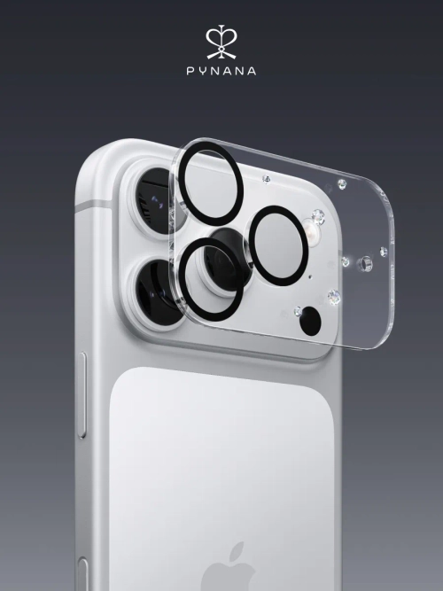 Защитное стекло на камеру для iPhone 17 Pro Max Pynana