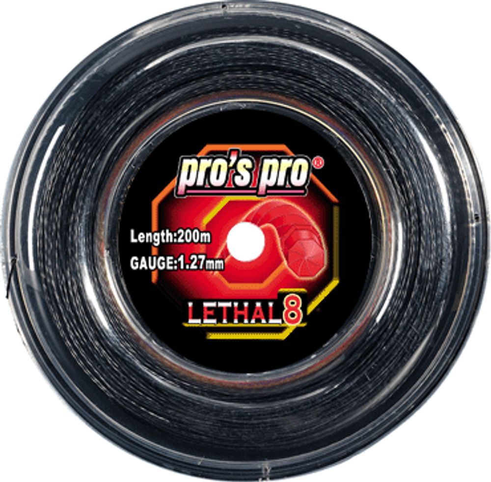 Теннисные струны Pro's Pro Lethal 8 (200 m)