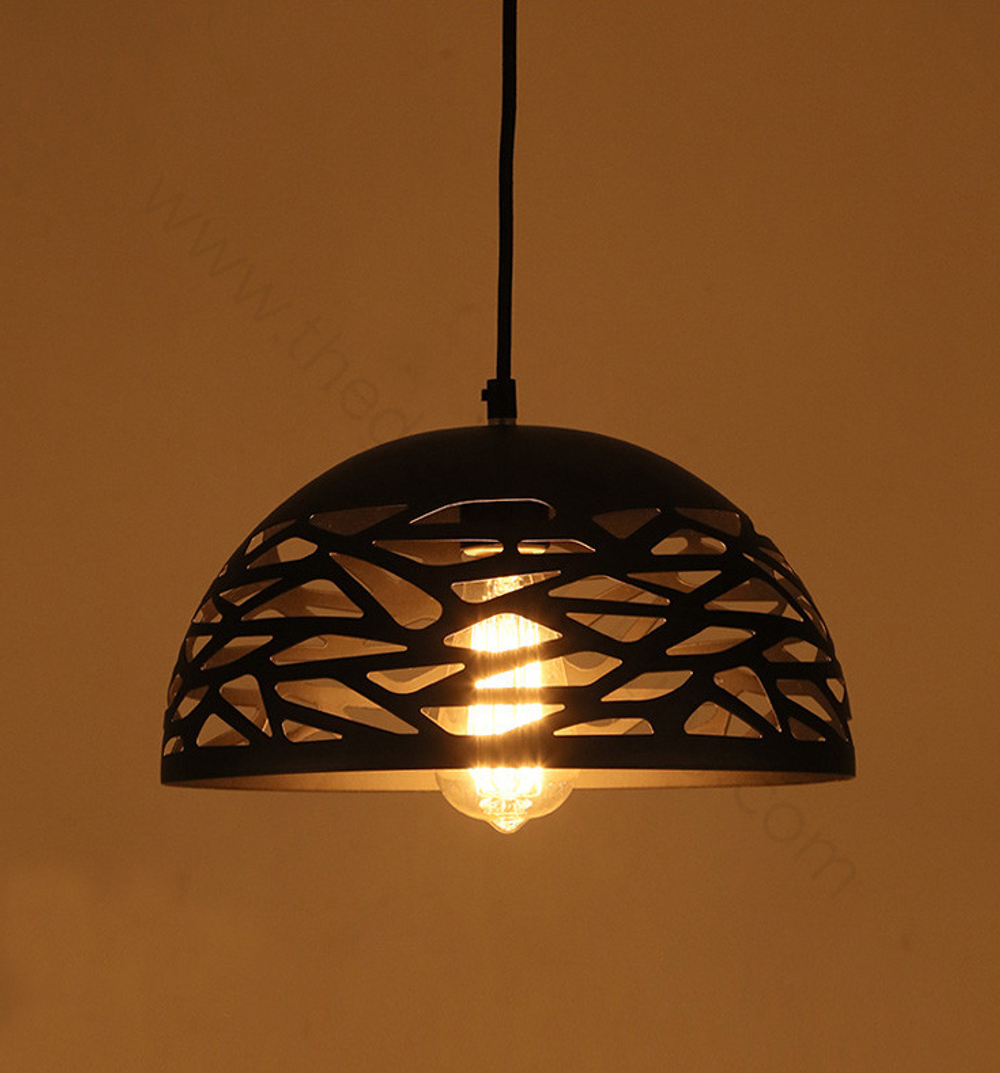Pendant design lamp Kelly Cluster by Studio Italia Design (Black/hemisphere)