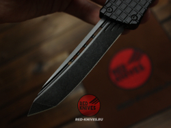Нож Microtech Troodon Delta Shadow Frag T/E - клинок танто, блэквош МТ11