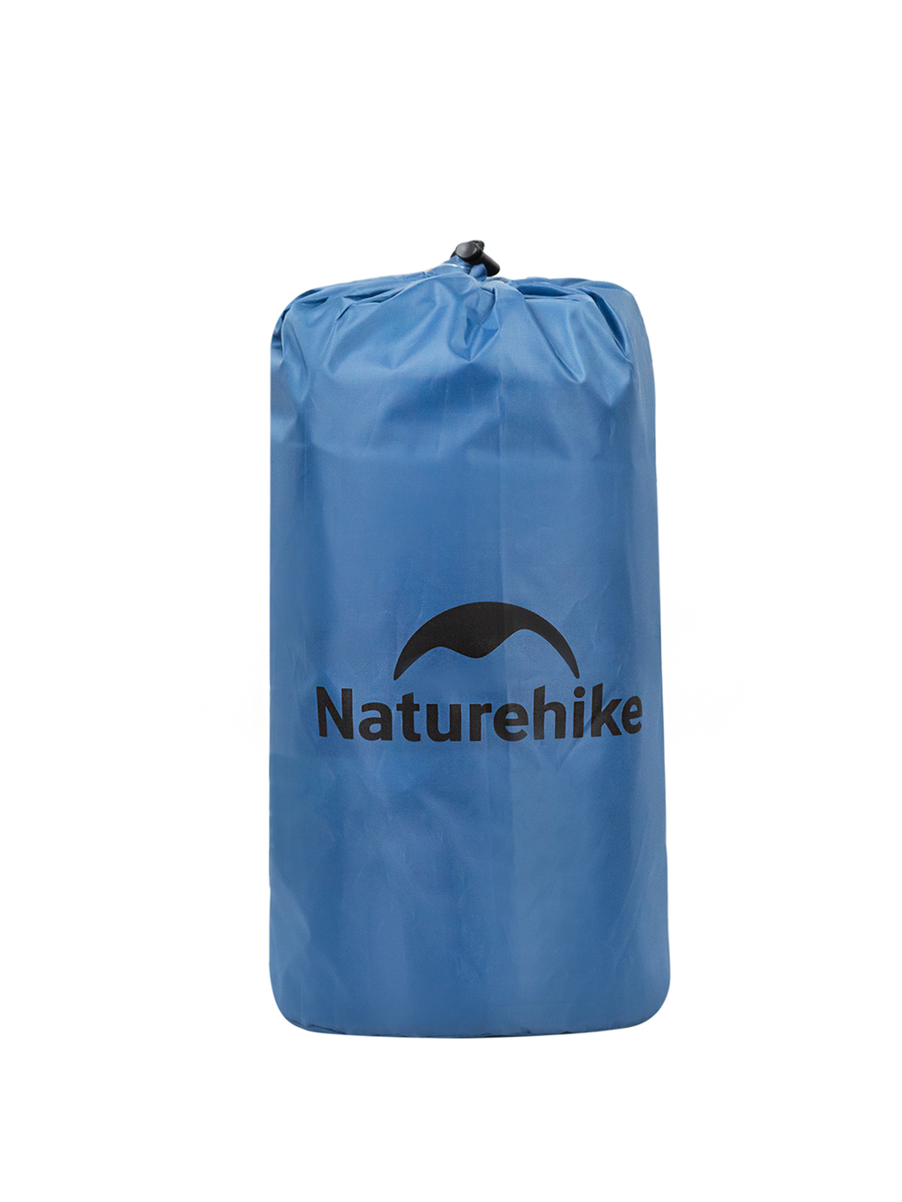 Коврик самонадувной односпальный Naturehike, с подушкой, голубой (NH15Q002-D)
