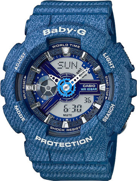 Японские наручные часы Casio Baby-G BA-110DC-2A2