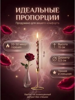 Свечи белые на женскую энергию, 33 шт
