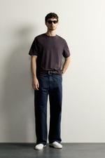 ФУТБОЛКА ИЗ ПЛОТНОГО ХЛОПКА С КОРОТКИМИ РУКАВАМИ — ZARA · 4092/443