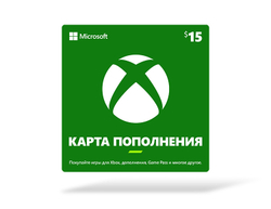 Карта оплаты Xbox 15 USD [Цифровая версия] (US)