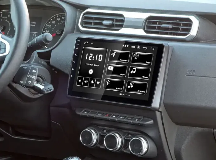 Магнитола для Renault Arkana 2019+, Duster 2020+ (большой экран) - Kuberg EW-1149 QLed, Android 13, Быстрейшая, CarPlay, SIM-слот