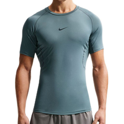 Теннисная футболка Nike Pro Dri-FIT Tight Short-Sleeve Fitness - mineral slate/black