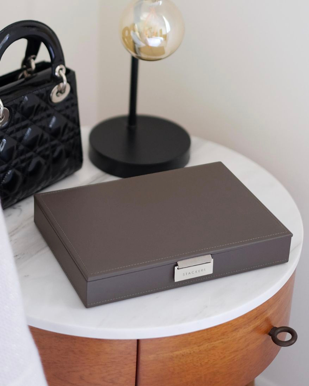 Органайзер для украшений Stackers Classic Box Lid (Black)