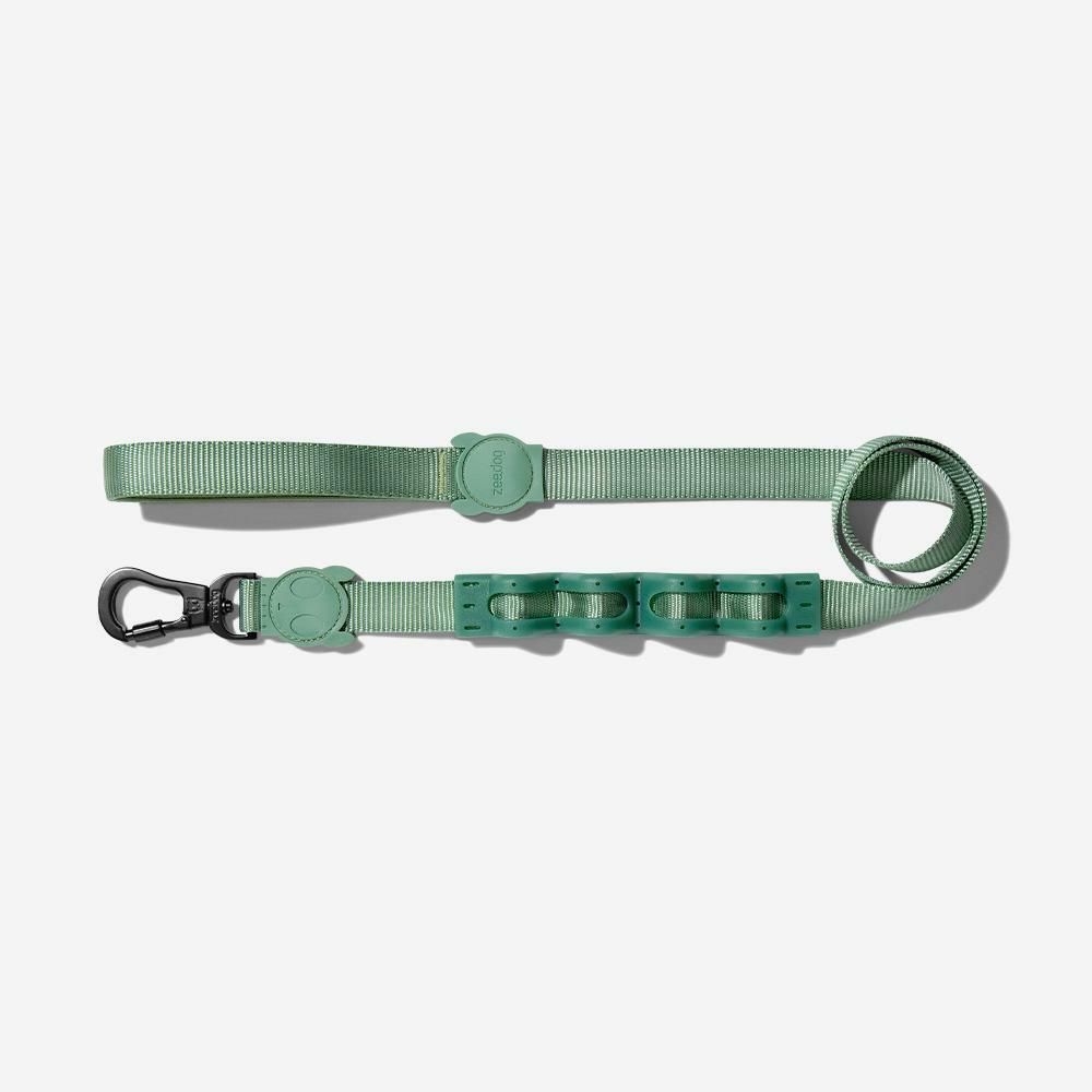 Амортизирующий поводок ARMY GREEN RUFF 120 см Zee.Dog