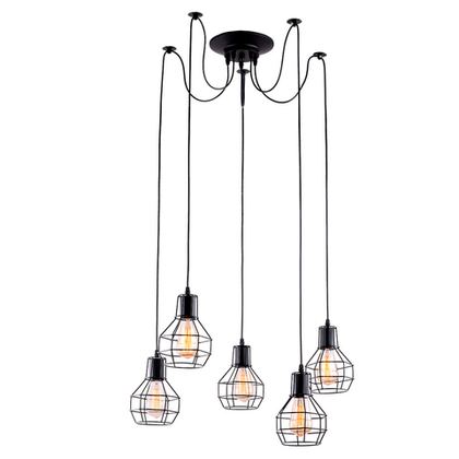 Светильник подвесной Arte Lamp Spider A1109SP-5BK