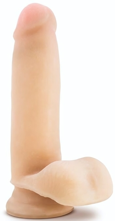 Телесный фаллоимитатор 7 inch Sensa Feel Dildo - 17,8 см. (Цвет: телесный)