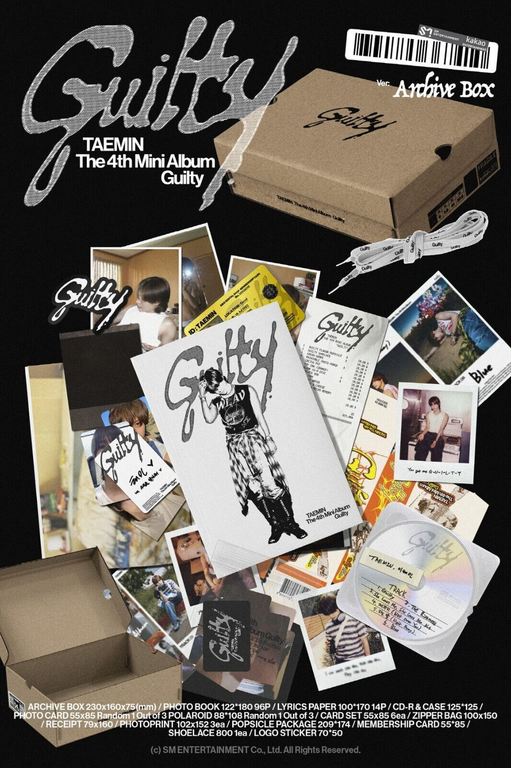 TAEMIN SHINee - Guilty [Archive Box ver.]