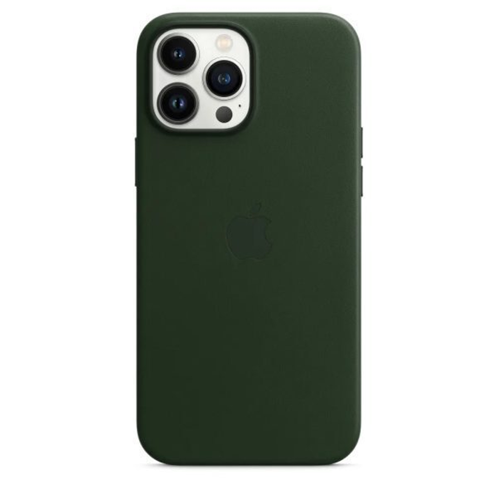 Кожаный чехол с поддержкой MagSafe Apple Leather Case для iPhone 13 Pro
