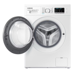 Стиральная машина Samsung WW70AG5S21EELD, 7 кг, 1200 об/мин, 45 см, инверторная, пар, дозагрузка, белая