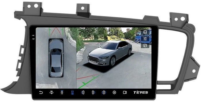 Магнитола для KIA Optima 3 TF 2011-2013 - Teyes CC3-2K-360 на Android 10, Быстрая, 2K QLED, CarPlay, 4G SIM-слот, 4 камеры в комплекте