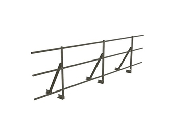 Кровельное ограждение Fachmann KO/ECO/800-3-3000 Фальцевый крепеж RAL
