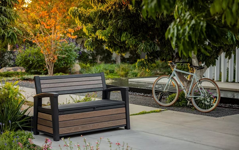 Скамья - сундук Keter Deco Garden Bench brown