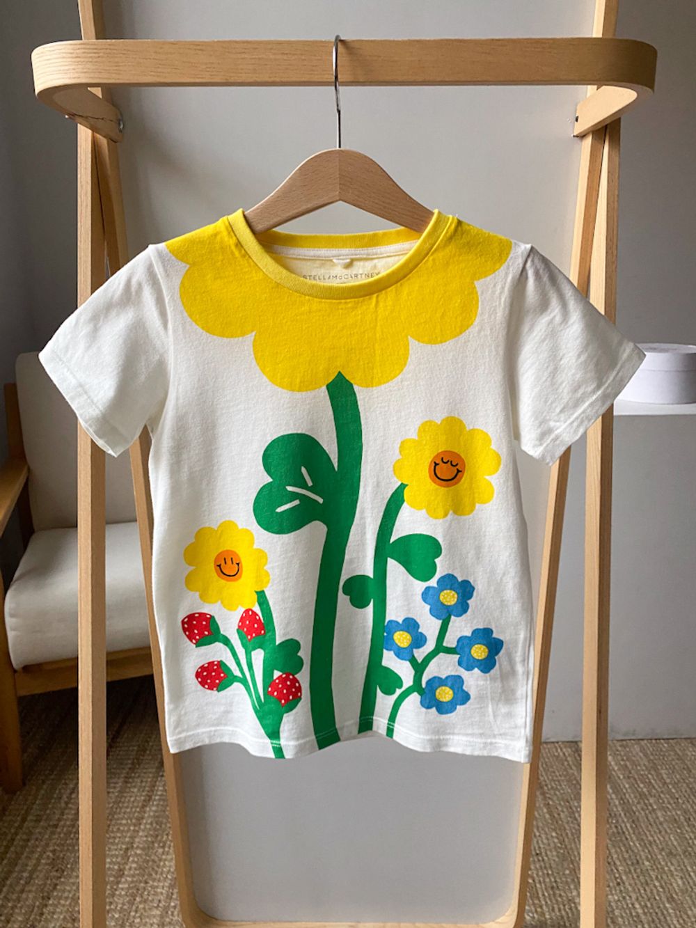 Хлопковая футболка Stella McCartney, 116