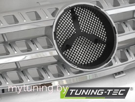 Решетка радиатора SILVER CHROME для Mercedes ML W164