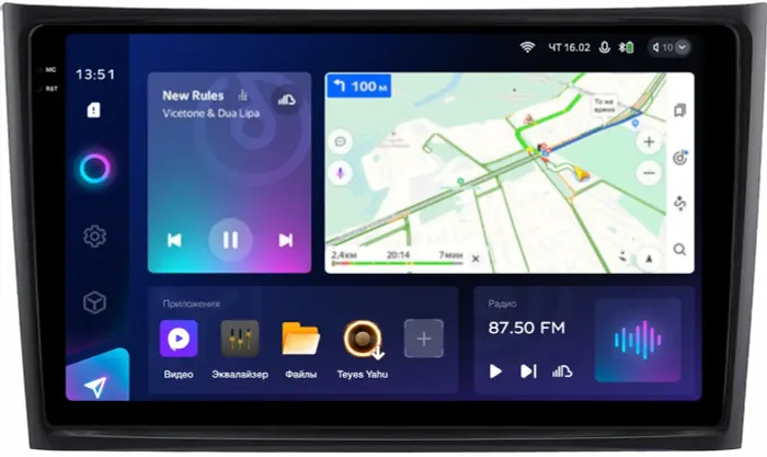 Магнитола для Volvo XC90 2006-2014 (рамка вниз) - Teyes CC3-2K монитор 10.36" 2K QLED на Android 10, Быстрая, CarPlay, 4G SIM-слот