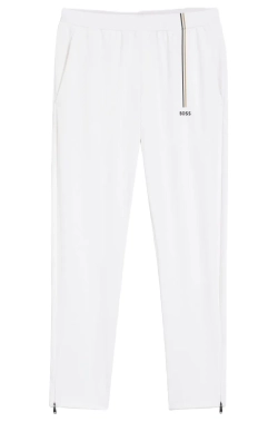 Мужские теннисные штаны BOSS TOC Game Jersey - white