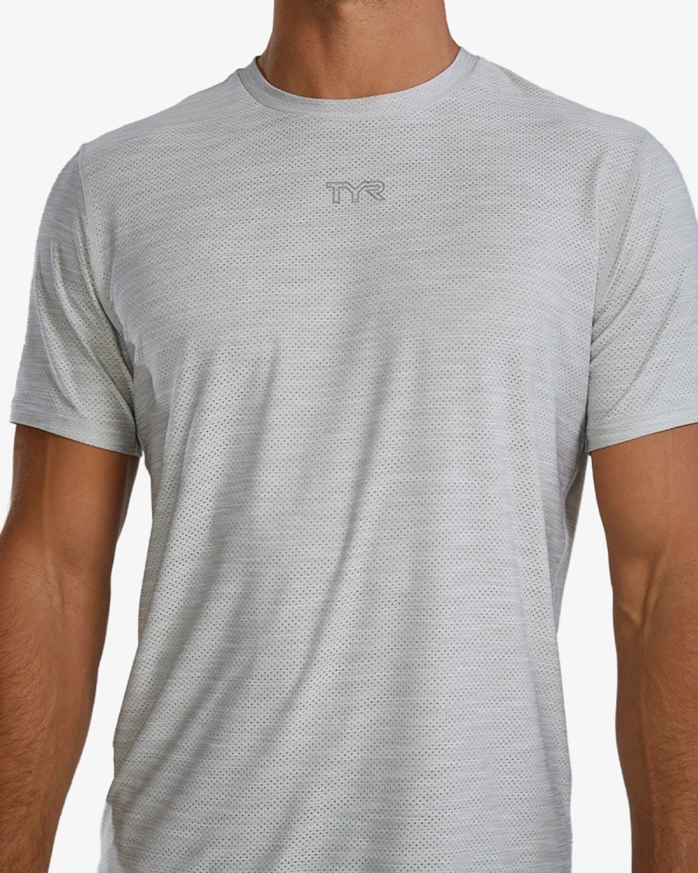 Футболка мужская TYR MEN'S AIRTEC TEE (Бежевая)