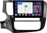 Магнитола для Mitsubishi Outlander 3 2012-2022 (овальный климат) - FarCar S500-TS10 монитор 9.5" QLED на Android 14, Быстрая, CarPlay, 4G SIM-слот